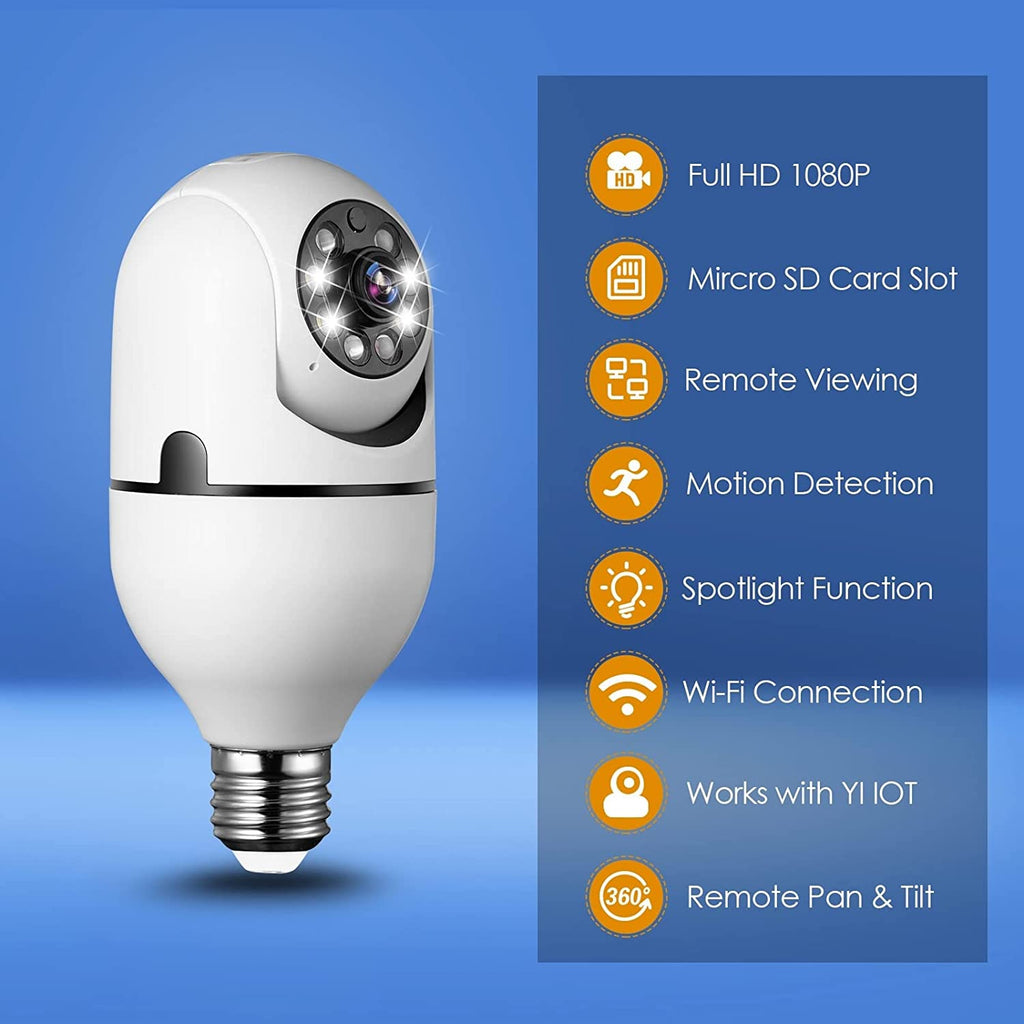 🔥Hot Sale-Wireless Wifi Light Bulb Camera Security Camera