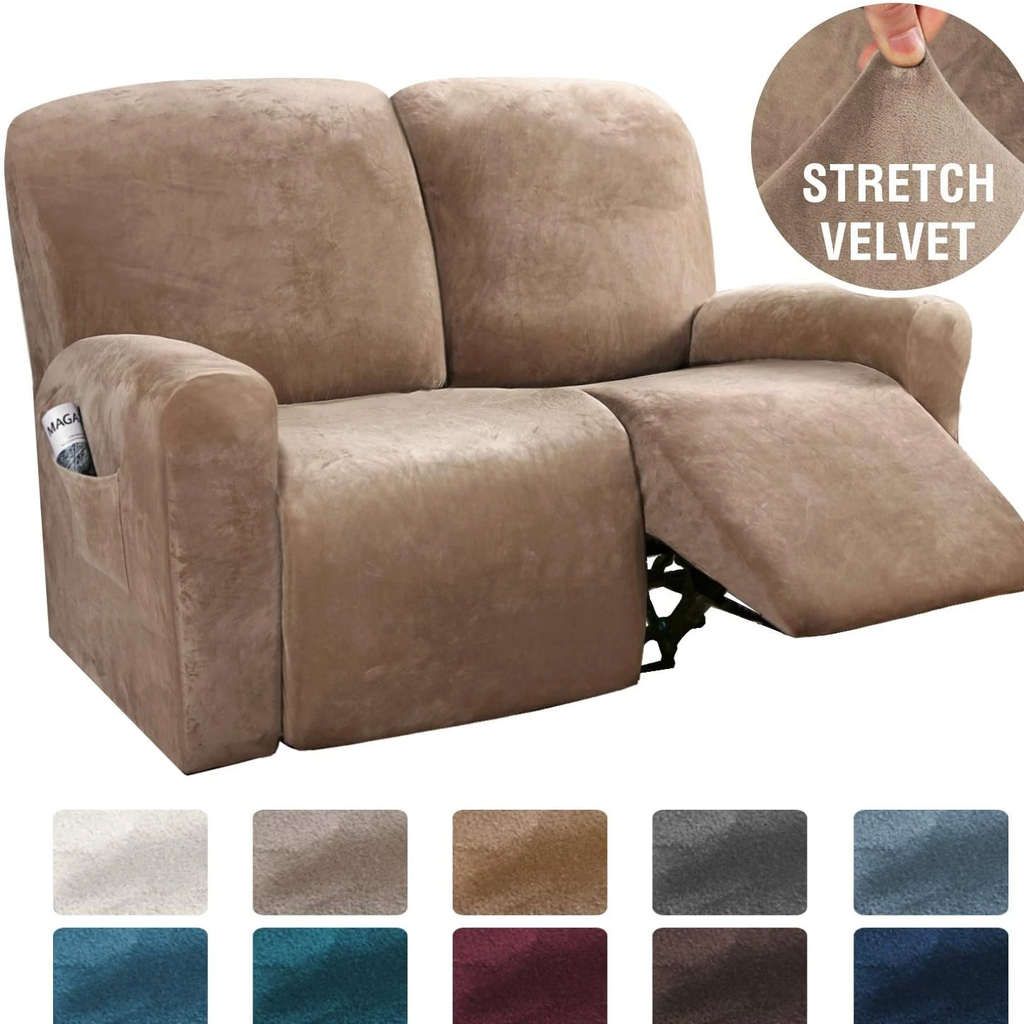 Light Color Soft Recliner Sofa Cover