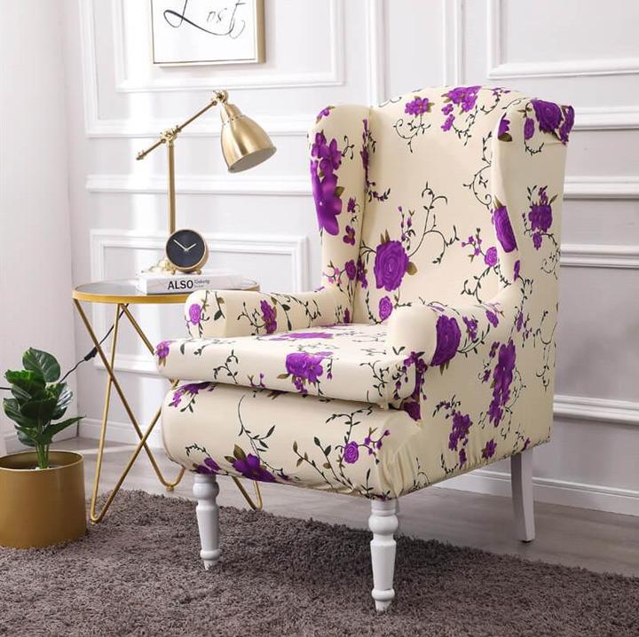 2-Piece Wingback Chair Covers