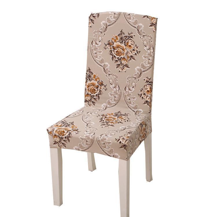 Stretchable Floral Pattern Dining Chair Slipcover
