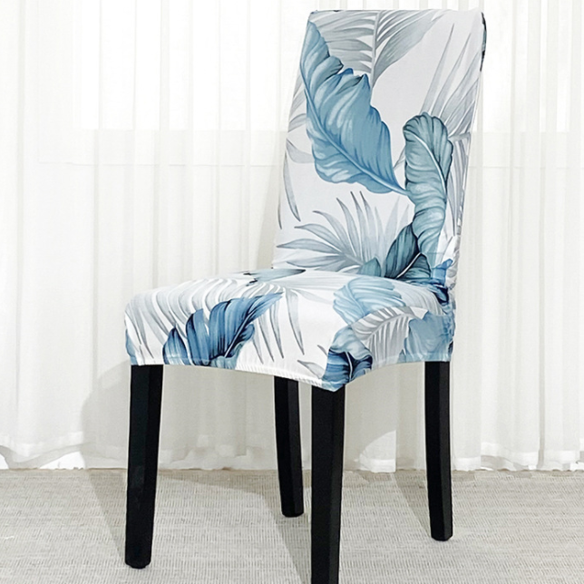 Leaf pattern Stretchy Removable Chair Covers