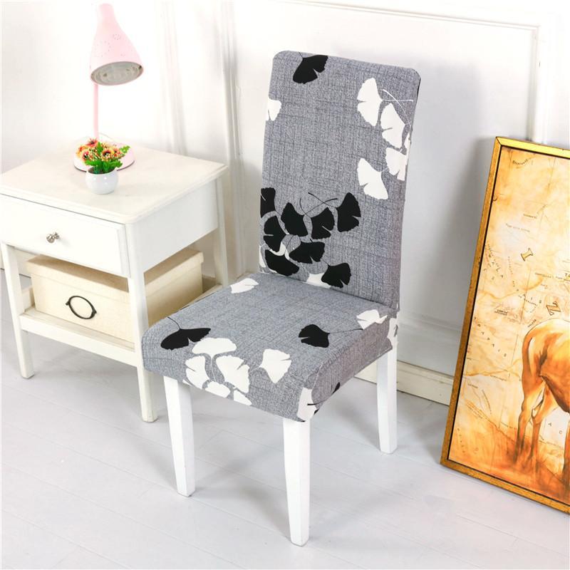 Leaf pattern Stretchy Removable Chair Covers