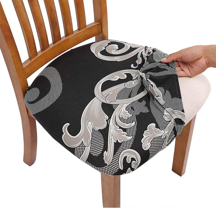 Pattern Stretchable Dining Chair Seat Cover