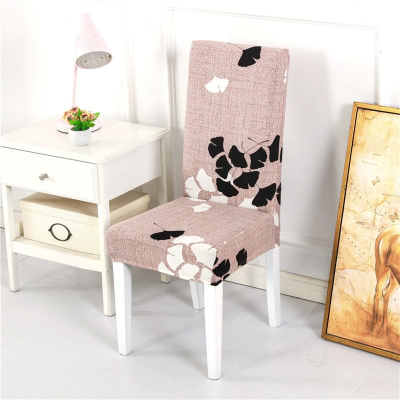 Leaf pattern Stretchy Removable Chair Covers