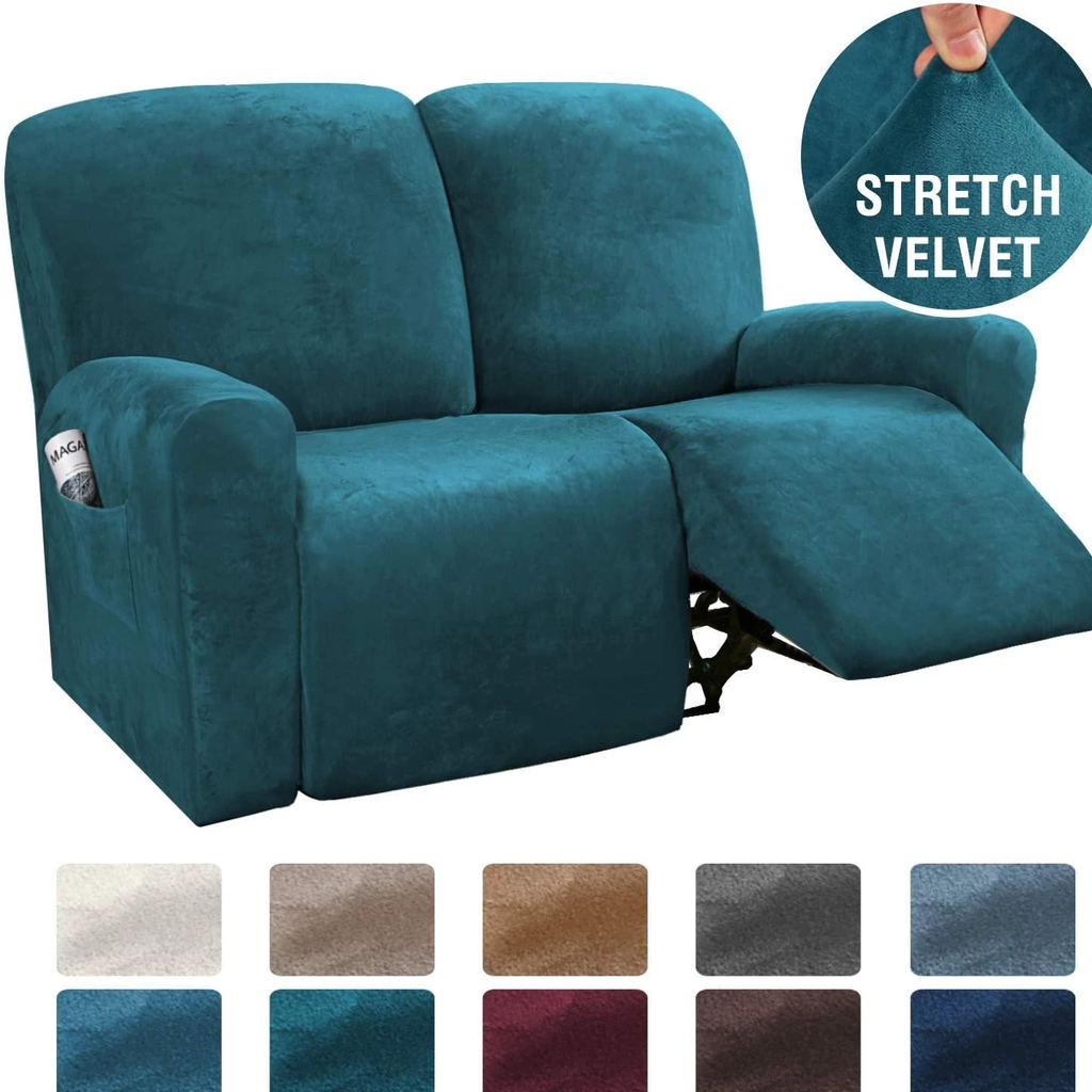 Dark Color Soft Recliner Sofa Cover