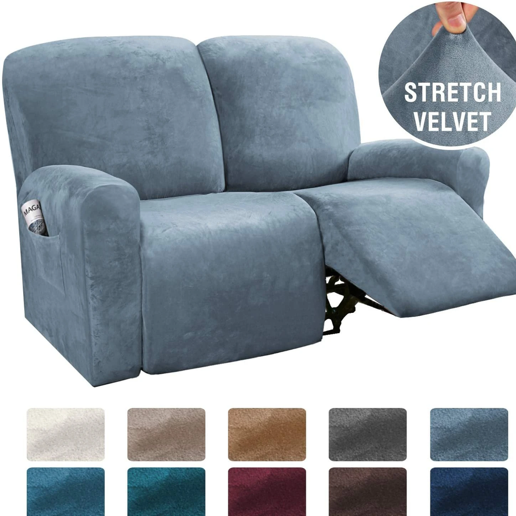 Light Color Soft Recliner Sofa Cover