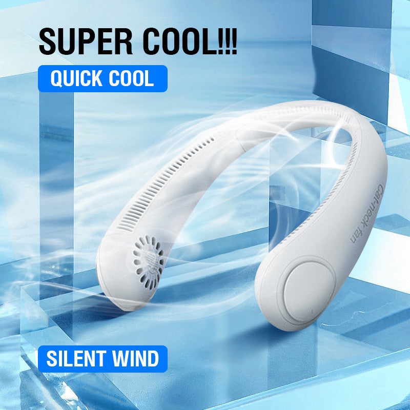 (🔥Summer Pre-Sale🏊) Hands Free Bladeless Hanging Sport Neck Fan