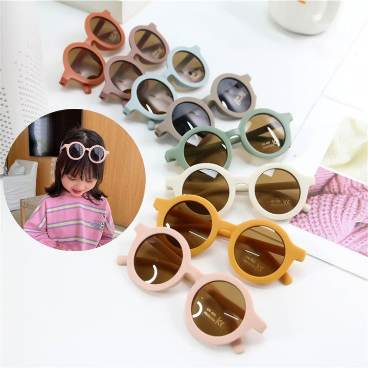 Matte Round Kids Sunglasses