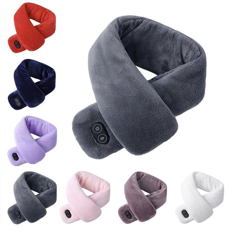 ❄️Winter Pre-Sale-Soft Velvet Heated Massage Scarf