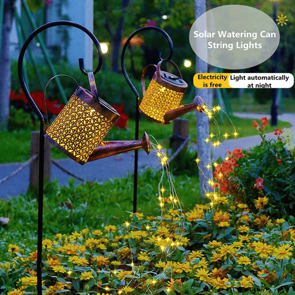 (🔥 Special offer this month 70% OFF)- Solar Waterfall Lights💐