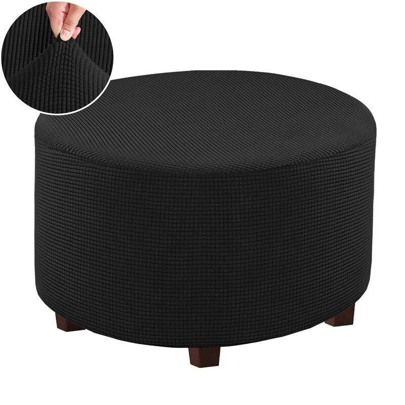 Round Ottoman Cover