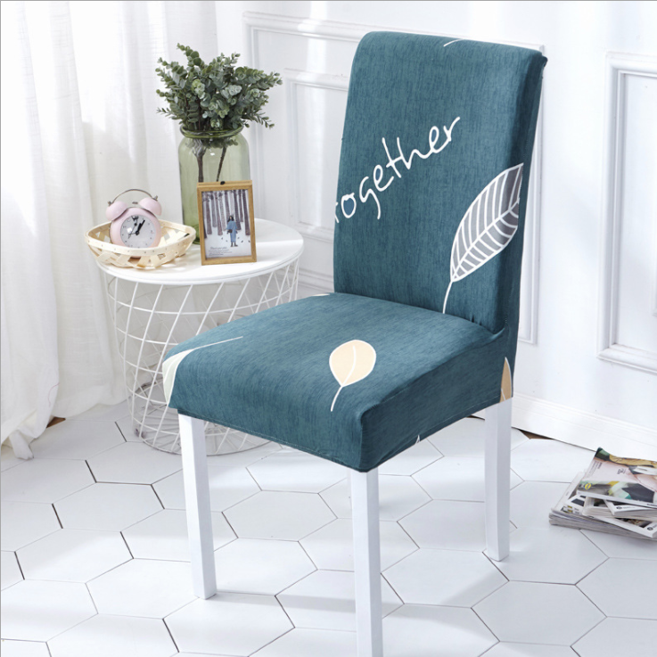 Leaf pattern Stretchy Removable Chair Covers