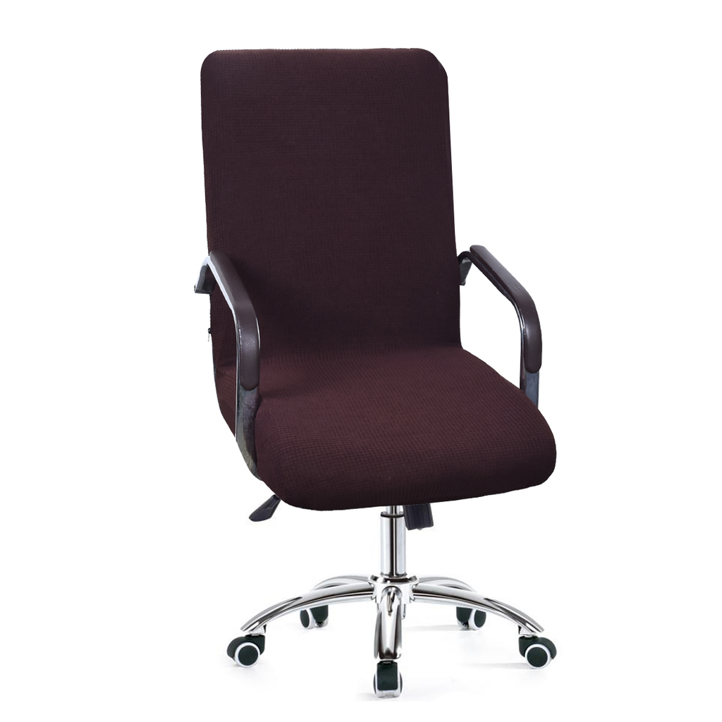 Solid Color Waterproof Office Chair Cover