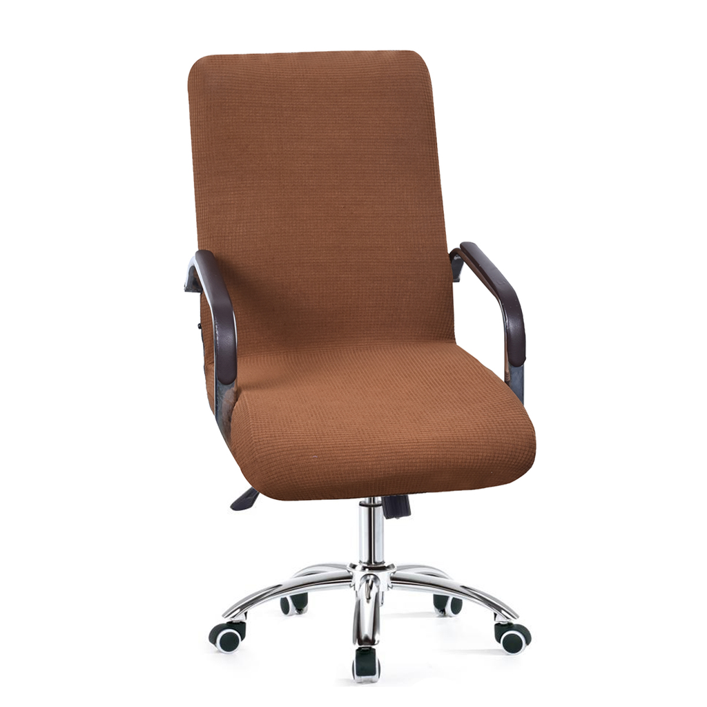 Solid Color Waterproof Office Chair Cover