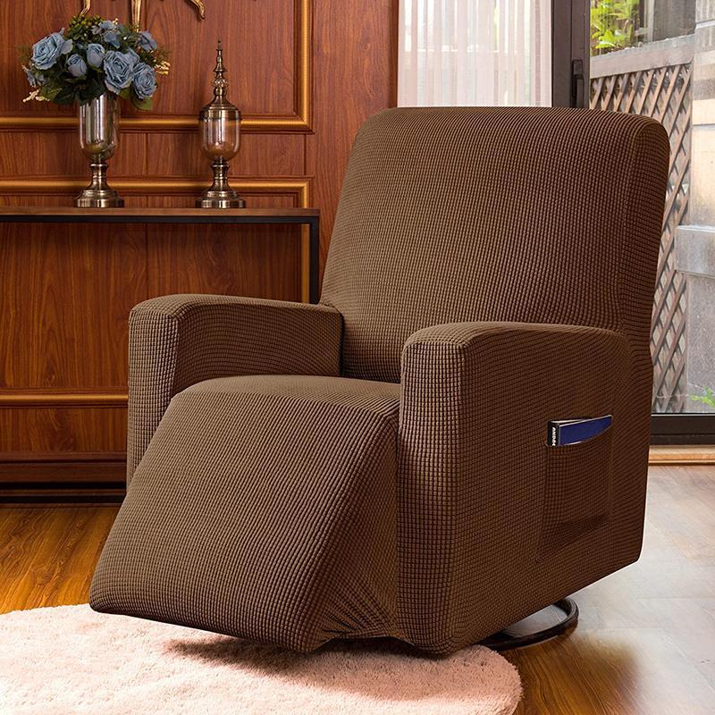 Dark Color Stretchable Recliner Slipcover