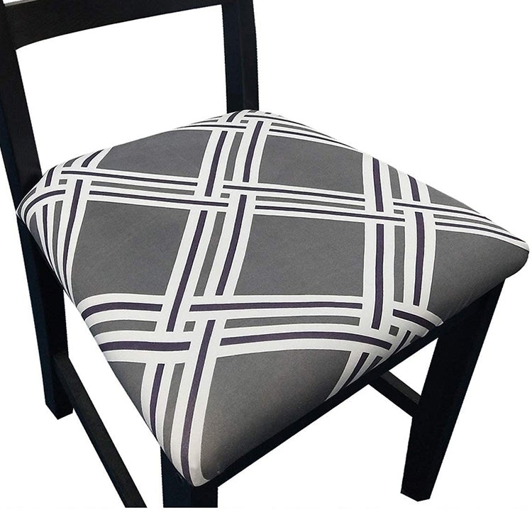 Pattern Stretchable Dining Chair Seat Cover