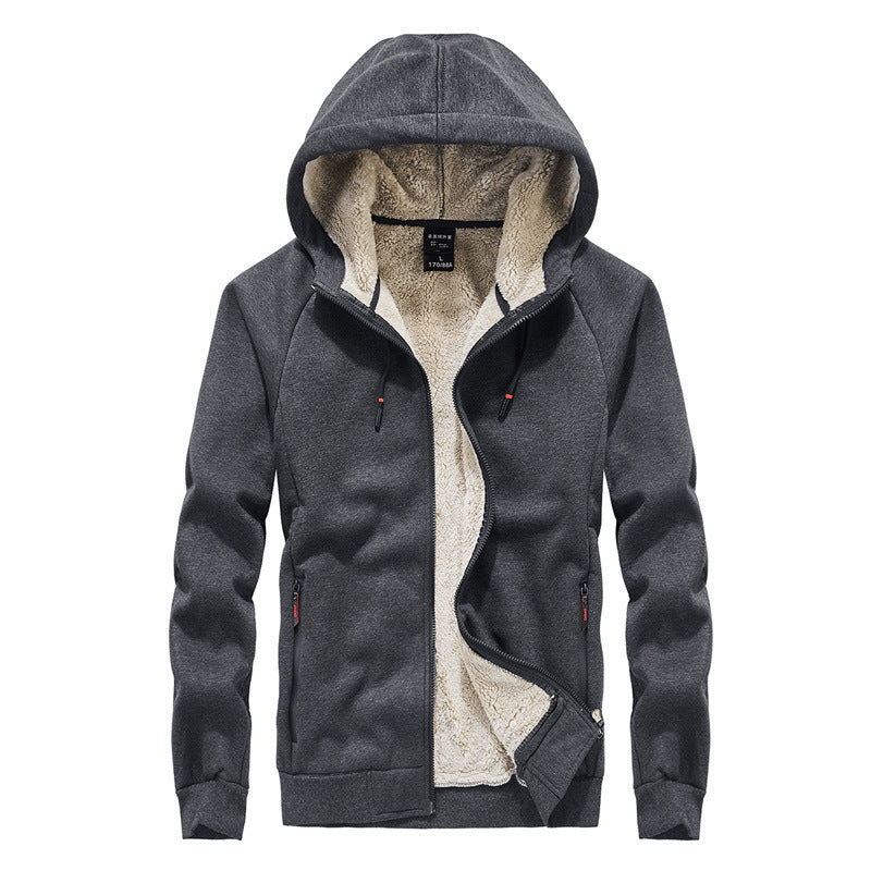❄️Buy 2 FREE SHIPPING-🐑 Men Thicken Hooded Jacket