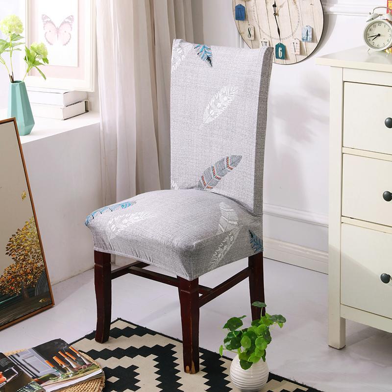 Leaf pattern Stretchy Removable Chair Covers