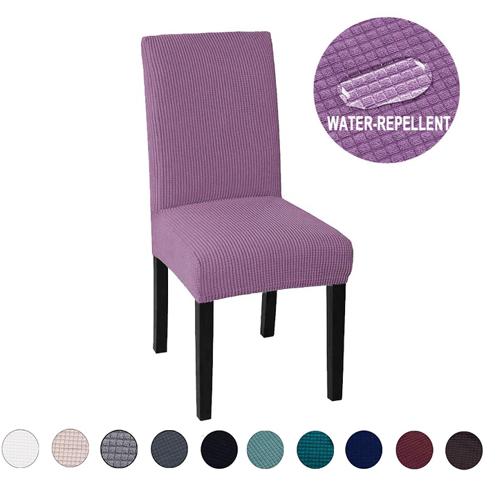 Solid Color Waterproof Stretchable Chair Covers